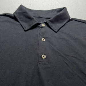 Fresh Clean Tees Black Performance Polo Mens Large